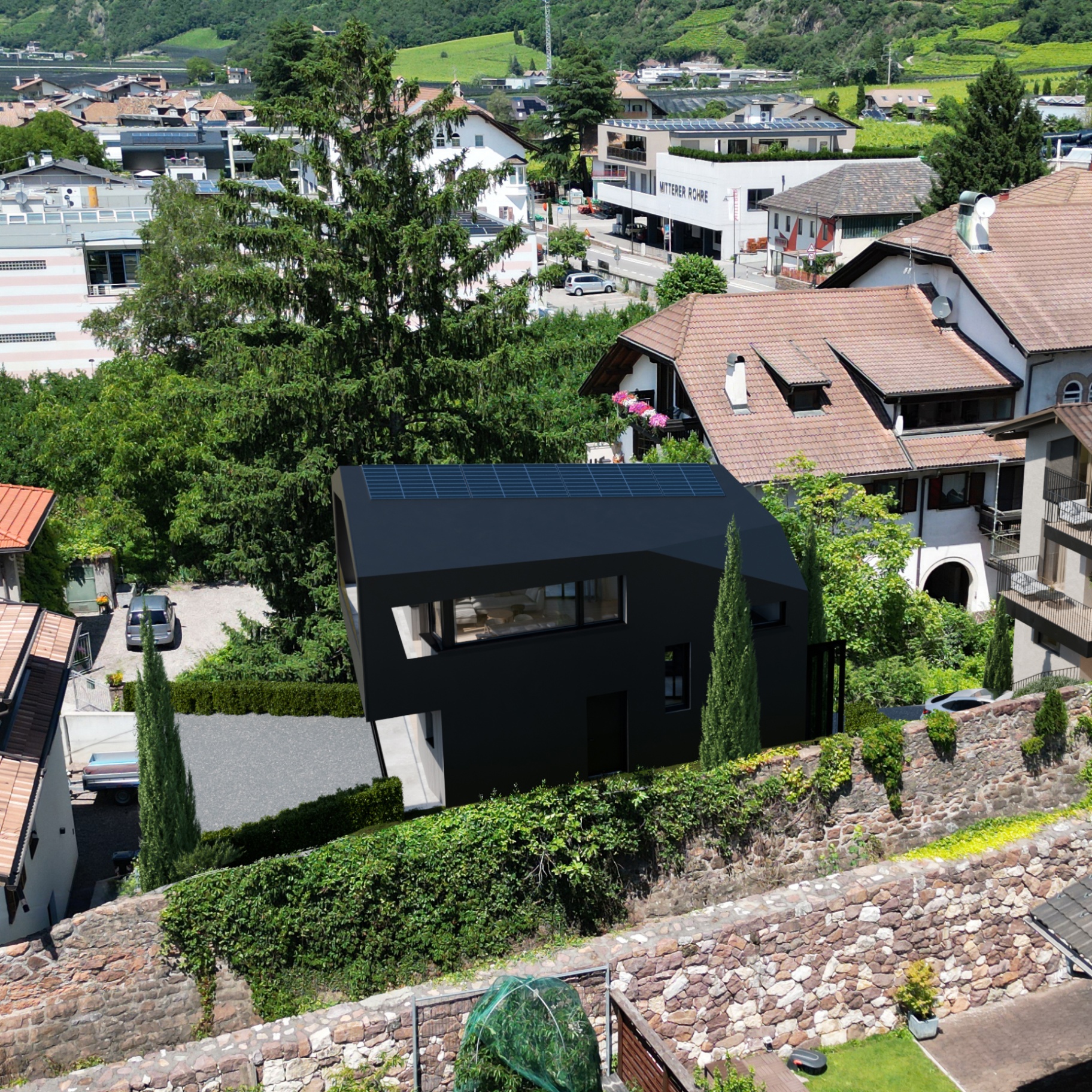 Haus M — Lage und 3D-Ansicht